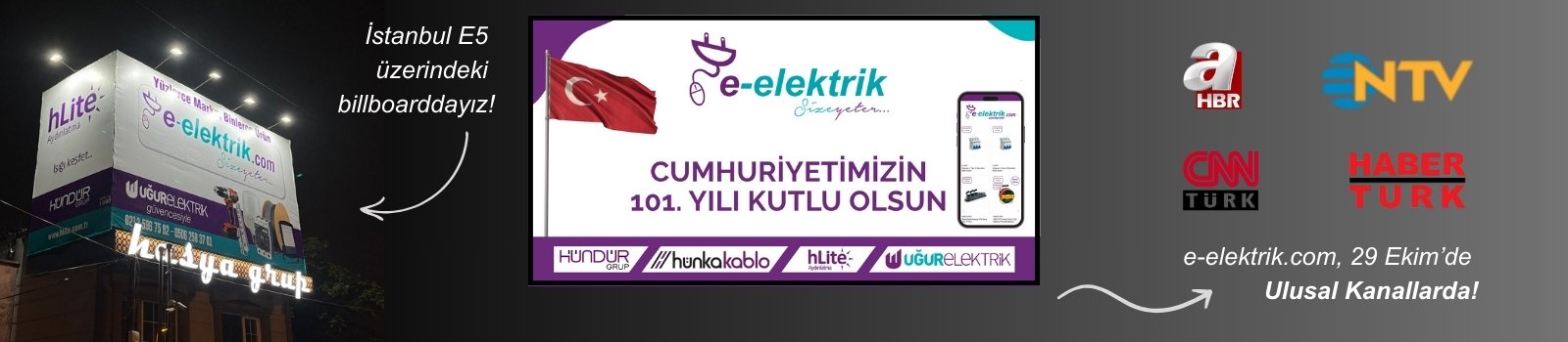 e-elektrik.com, 29 Ekim’de Ulusal Kanallarda!